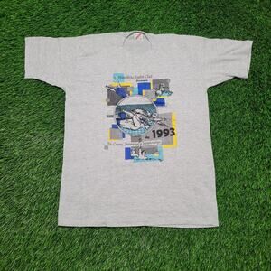 Vintage 1993 Woodbine Swim Club T-Shirt Mens Small Single Stitch